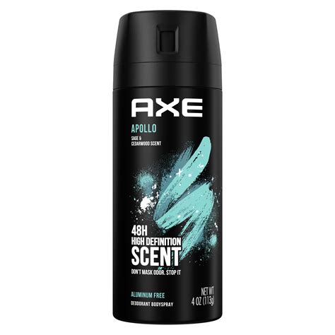 axe apollo deodorant body spray.